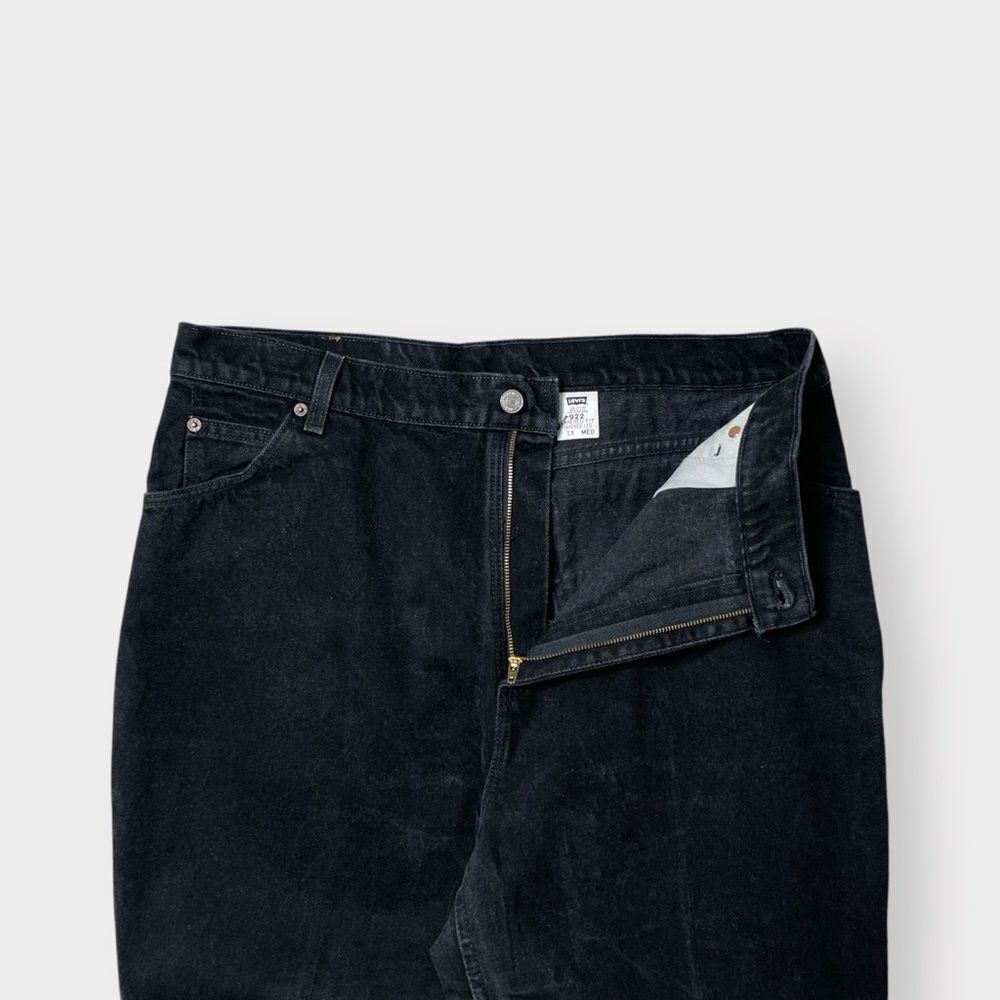 Vtg 90s Levi's 922 Orange Tab Jeans, High Rise Tapered Leg, Crisp USA 34 x 31 18 - Picture 3 of 7